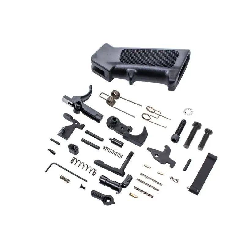 CMMG 55CA6B8 Lower Parts Kit AR-15 Single-Stage Trigger Ambidextrous Lever Safety Black