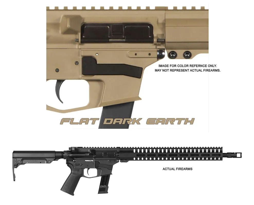 CMMG 92AE68F-FDE Resolute 300 MK17 9mm Luger 16.10" 21+1 Flat Dark Earth Cerakote Receiver CMMG 6 Position RipStock Stock