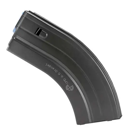 CPD MAG 6.5GR DURAMAG BLK SS BLUE AGF 20RD