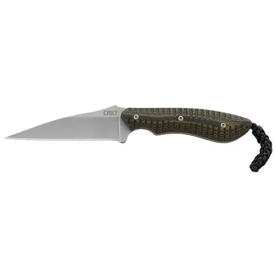 Columbia River 2388 S.P.E.W. 3" Needle-Point Plain Bead Blasted 5Cr15MoV SS G10 Black/Brown Handle Fixed