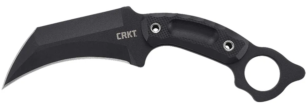 CRKT DUHOC 5 CURVED BLK FIGHTING KNIFE