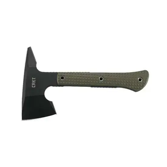 Columbia River 2726 Jenny Wren Compact 2.59" SK5 Black Powder Coated Blade FRN Green Handle 10.06" Long