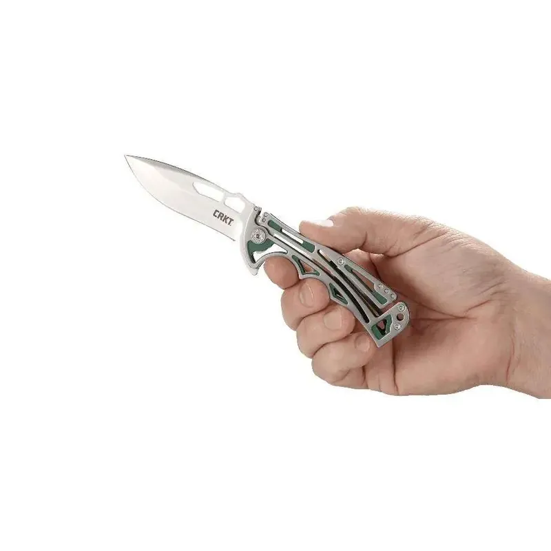 CRKT NIRK TIGHE GREEN 3.17" PLAIN