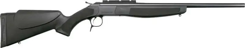 CVA CR4815 Scout Compact, Break Action Rifle, Blued Barrel, Black Synthetic Stoc