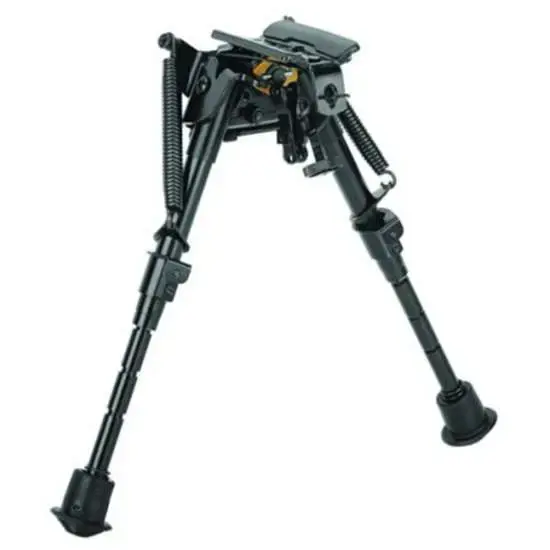 Caldwell 379852 XLA Fixed Bipod Black 6-9" Aluminum compatible with Swivel Stud