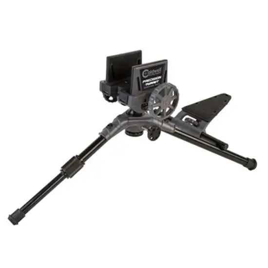 Caldwell 821400 Precision Turret Shooting Rest Black Aluminum 22.40" L x 5.50" W