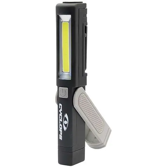 Cyclops CYCCOB500 Utility Light 500 Lumens LED Rubber Black Lithium with Magnetic Bracket Stand