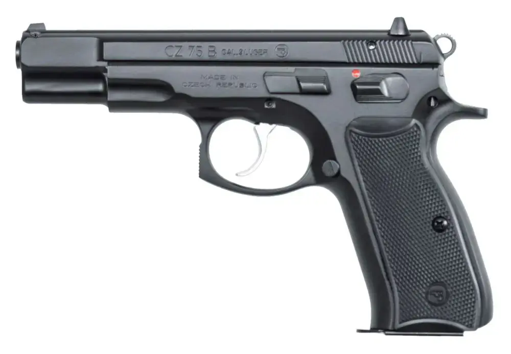 CZ 01102 CZ 75 9mm Luger 4.60" 10+1 Black Black Polymer