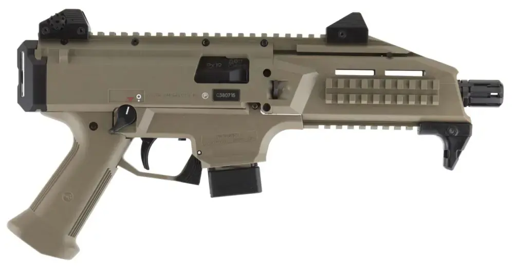 CZ 01352 Scorpion EVO 3 S1 9mm Luger 7.70" TB 10+1 Flat Dark Earth