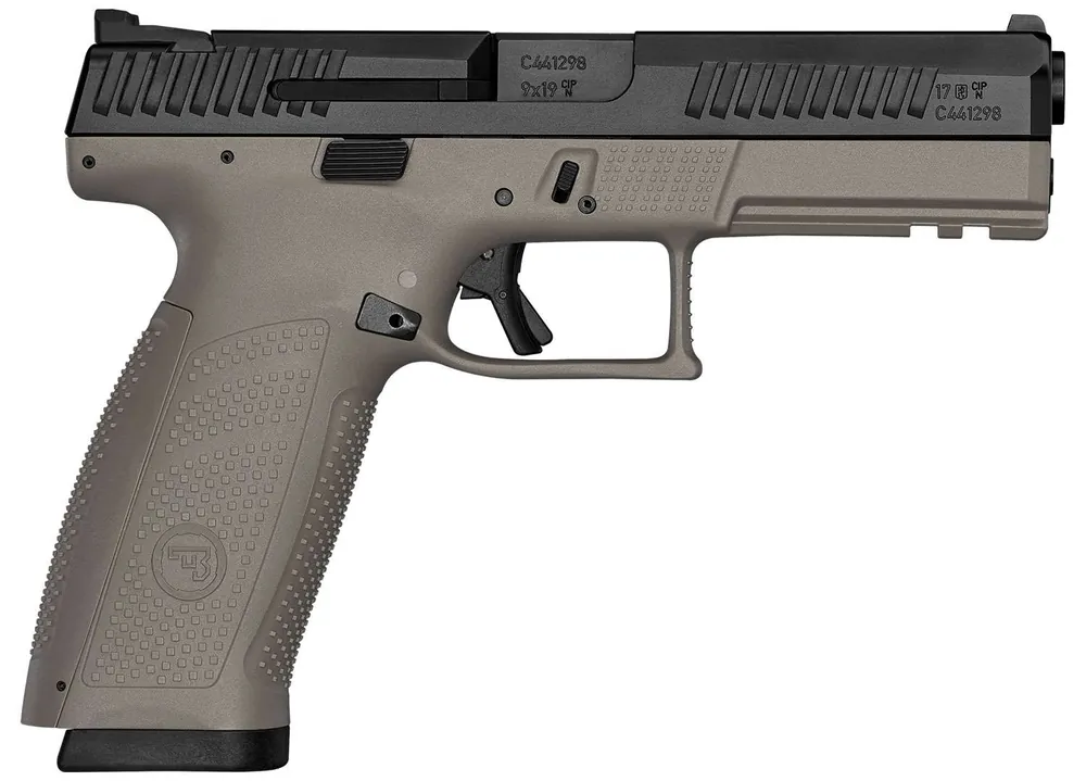 CZ 01541 P-10 Full Size 9mm Luger 4.50" 10+1 Flat Dark Earth Flat Dark Earth Polymer Grip