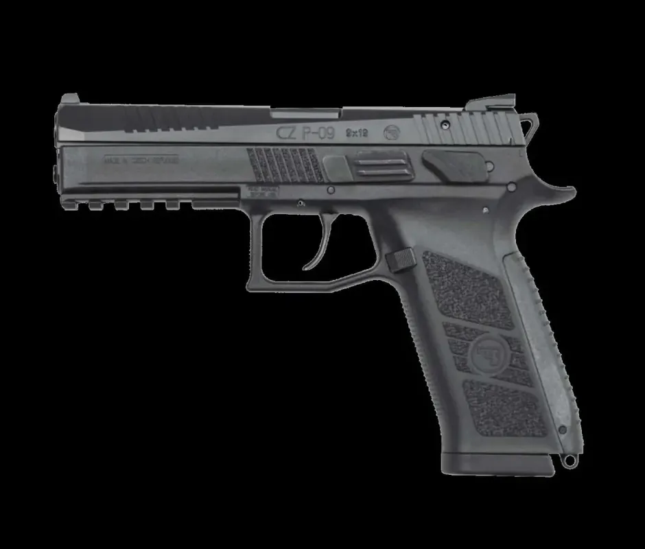 CZ 01620 P-09 Full Size 9mm Luger 4.54" 10+1 Black Black Polymer Grip