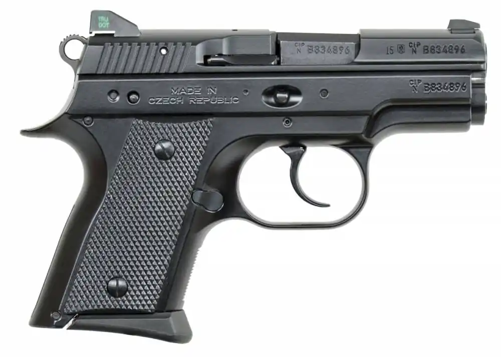 CZ 01754 RAMI BD 9mm Luger 3.05" 10+1 Black Black Rubber Grip