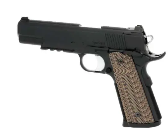 Dan Wesson 01801 Specialist 45 ACP 5" 8+1 Black Stainless Steel Black/Brown G10 Grip