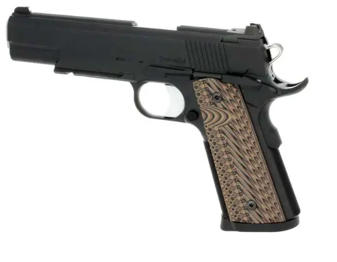 Dan Wesson 01806 Specialist 9mm Luger 5" 10+1 Black Stainless Steel Black/Brown G10 Grip