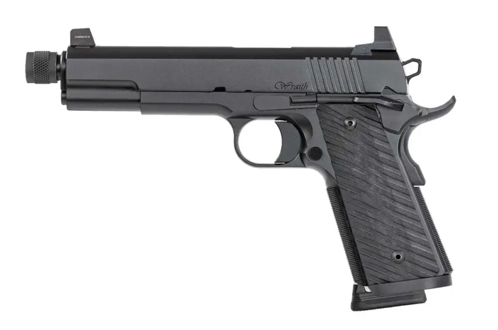 Dan Wesson 01810 Wraith 45 ACP 5.75" 8+1 Black Stainless Steel Black G10 Grip