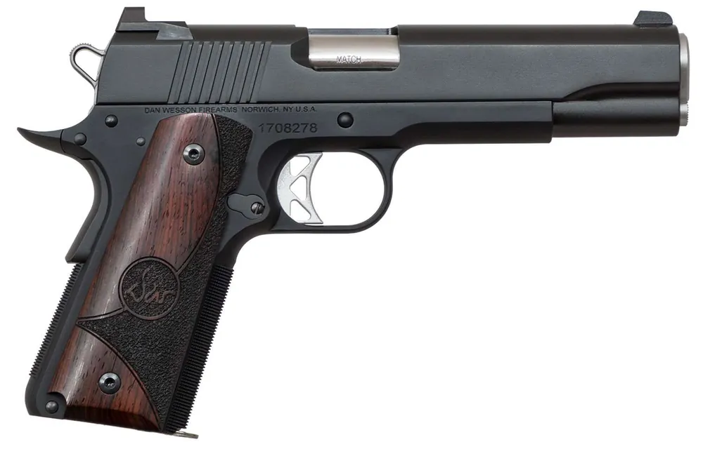 Dan Wesson 01833 Vigil 9mm Luger 5" 9+1 Black Aluminum Wood Grip