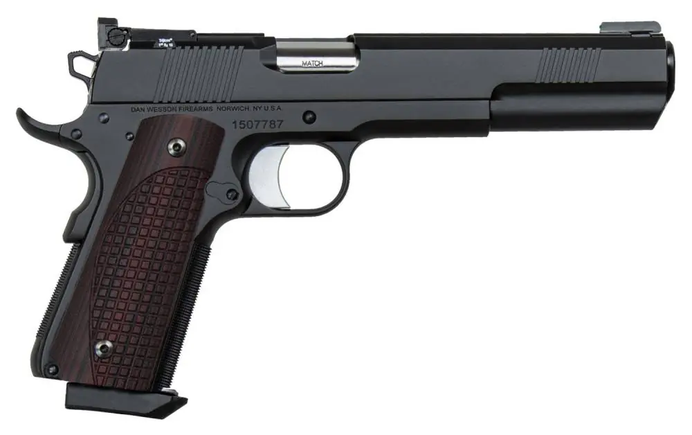 Dan Wesson 01839 Bruin 45 ACP 6.03" 8+1 Black Duty Finish Stainless Steel Brown G10 Grip