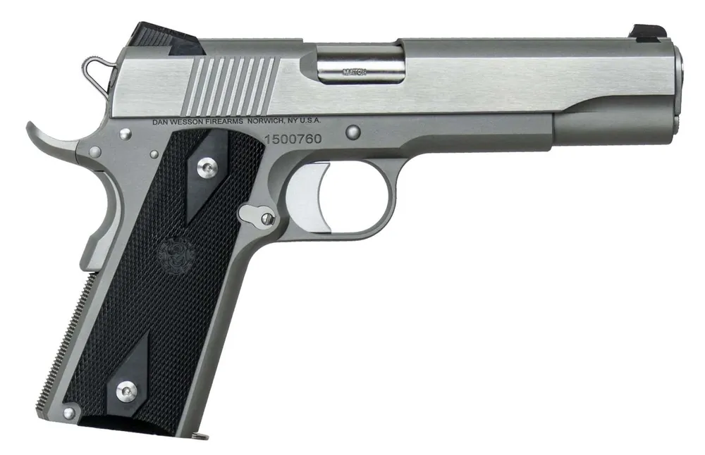 Dan Wesson 01858 Heritage 45 ACP 5" 8+1 Stainless Steel Cocobolo Grip