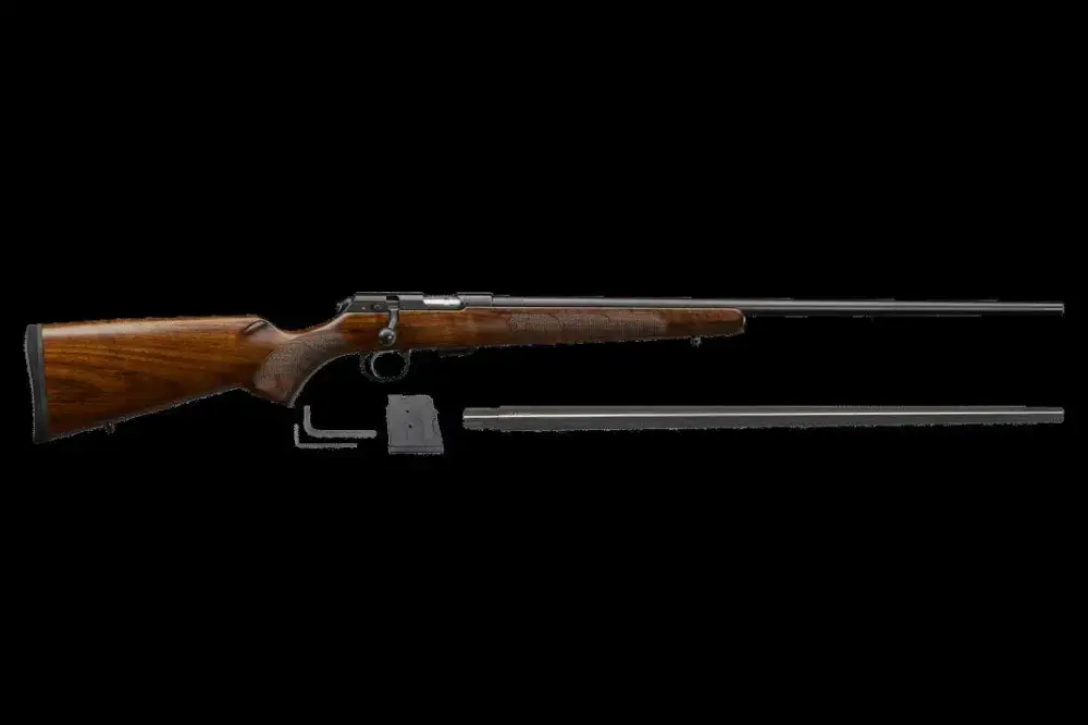 CZ 02320 CZ 457 American 22 LR,17 HMR Wood