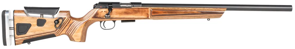 CZ 02368 CZ 457 At-One Varmint 17 HMR 20" 5+1 Wood Blued Fixed w/Adjustable Comb Stock Right Hand