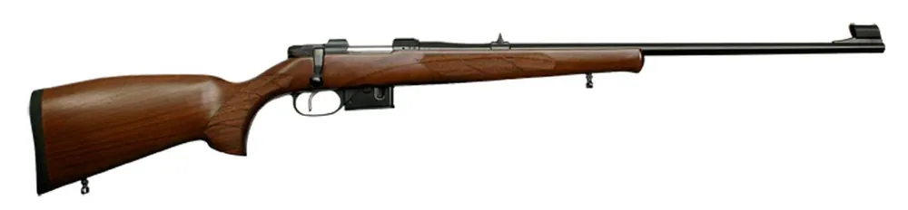 CZ 03004 CZ 527 Lux 223 Rem 5+1 23.63" Black Turkish Walnut Right Hand