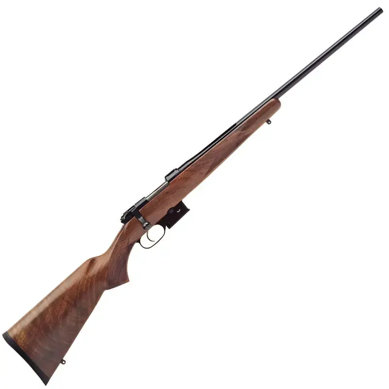 CZ 03019 CZ 527 American 223 Rem 5+1 21.90" Blued Turkish Walnut Fixed American Style Stock Right Hand