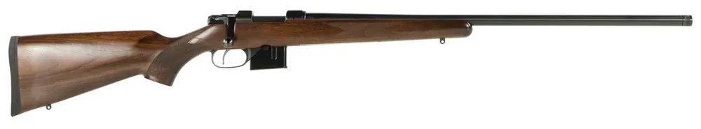 CZ 03036 CZ 527 Varmint 6.5 Grendel 5+1 24" Black Turkish Walnut Fixed American Style Stock Right Hand