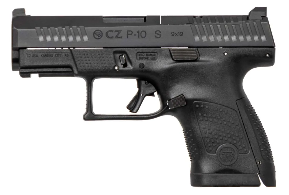CZ 05160 P-10 USA Sub Compact 9mm Luger 3.50" 10+1 Black Black Interchangeable Backstrap Grip