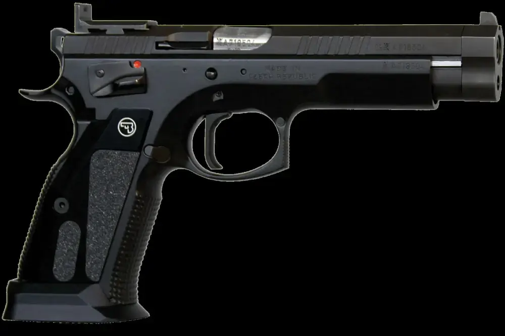 CZ 91174 CZ 75 TS Czechmate 9mm Luger 5.23" 20+1 & 26+1 Black Aluminum
