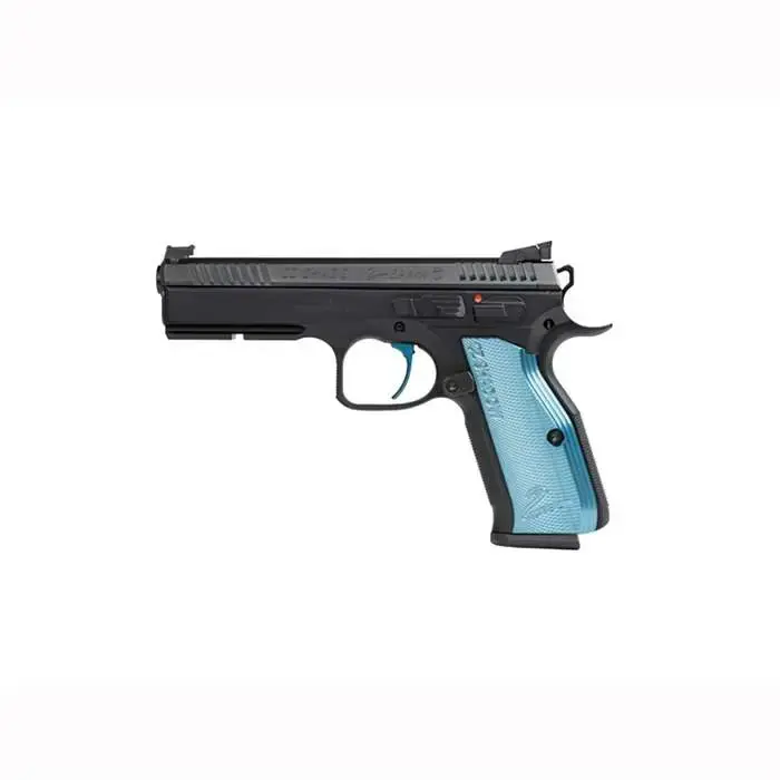 CZ Shadow 2 9mm Luger 4.89" 17+1 Black Steel Blue Aluminum Grip