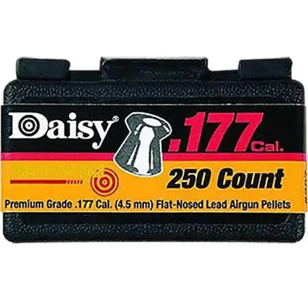 Daisy 990257512 PrecisionMax .177 Pellet Lead Flat Nose 250 Per Box