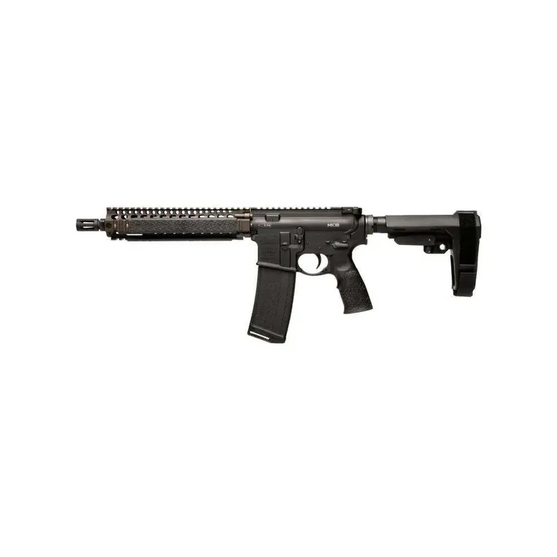 Daniel Defense 0208806030 DDM4 MK18 5.56x45mm NATO 10.30" 32+1 Black Hard Coat Anodized SBA3 Pistol Brace Stock