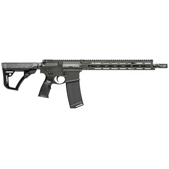 Daniel Defense 0212801219047 DDM4 V7 SLW 5.56x45mm NATO 14.50" 32+1 Deep Woods Green Cerakote 6 Position w/SoftTouch Overmolding Stock