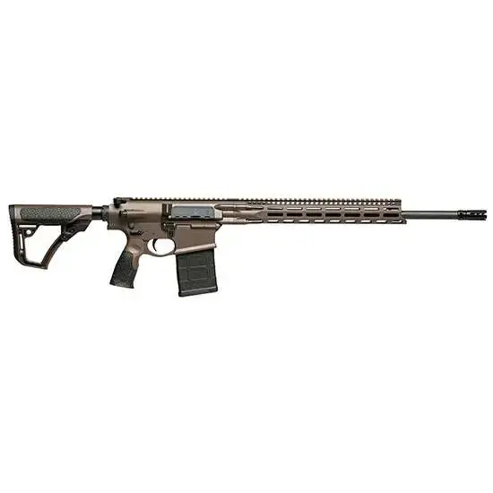 Daniel Defense 0216581690047 DD5 V5 Gen II 6.5 Creedmoor 20" 20+1 Mil-Spec Brown Cerakote 6 Position w/SoftTouch Overmolding Stock MLOK