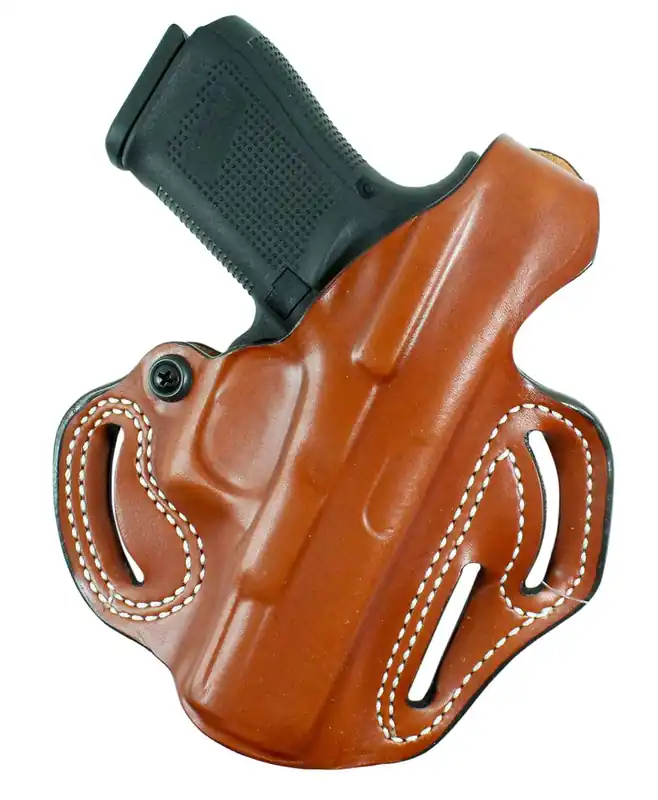 Desantis Gunhide 001TA20Z0 Thumb Break Scabbard Tan Leather OWB 1911 4"-4.25" wo/Rail Right Hand