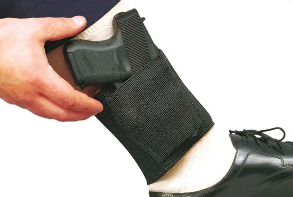 Desantis Gunhide 062BAV5Z0 Apache Ankle Ruger LC9 Elastic Black