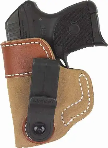 Desantis Gunhide 106NBD6ZO Sof-Tuck IWB LH Fits Glock 43 Suede Natural