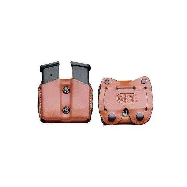 DESANTIS DBL MAG POUCH GLOCK 43 TAN AMBI