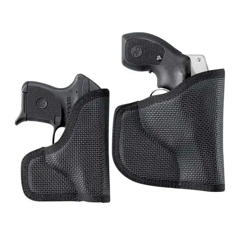 Desantis Gunhide N38BJG3Z0 Nemesis Pocket Kel-Tec P-3AT; Ruger LCP 380 Rubberized Fabric Black