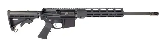 Del-Ton Inc 0RFTH16M Sierra 316H 5.56x45mm NATO 16" 30+1 Black Hard Coat Anodized 5 Position M4 Stock Black Polymer Grip