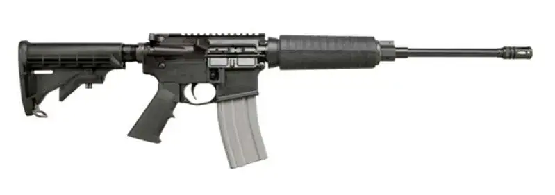 Del-Ton Inc ORFTLW160 Echo 316L 5.56x45mm NATO 16" 30+1 Black Hard Coat Anodized 6 Position M4 Stock Black A2 Grip