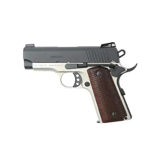 EAA GIRSAN MC1911SC 9MM 3.4 OFFICERS TWO TONE
