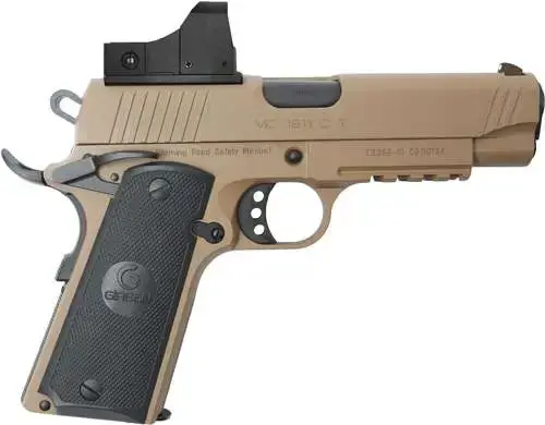 GIRSAN MC1911C COMMANDER 9MM ADJ. SGT W/OPTIC FDE