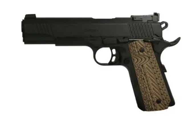 EAA 390090 Girsan MC1911 Match 45 ACP 5" 8+1 Black Checkered Laminate Grip