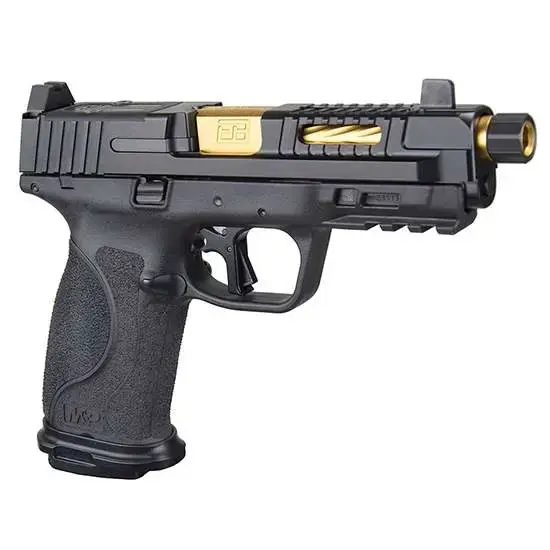 EBP FUELED M&P 9MM F4 BLACK GOLD BBL THRD 17RD