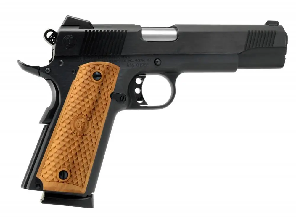 American Classic AC10MG2 1911 Classic II 10mm Auto 5" 8+1 Matte Blued Hardwood w/MAC Logo Grip