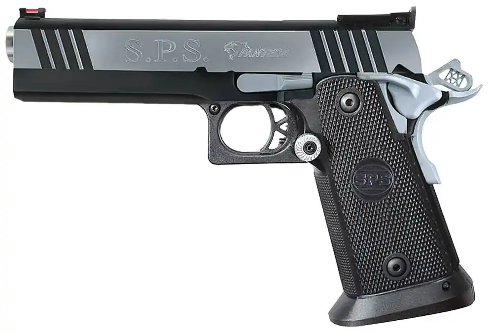 SPS SPP45BC Pantera 45 ACP 5" 12+1 Black Black Polymer Grip