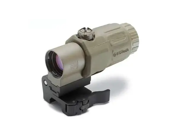 Eotech G33STSTAN G33 Gen III Magnifier 3x 7.3 degrees Switch to Side Mount Tan