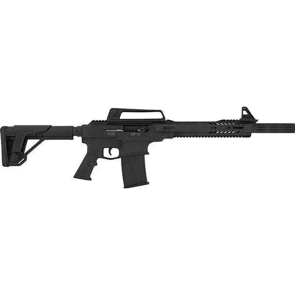 Escort HEDF12180501 DF12 12 Gauge 18" 5+1 3" Black Anodized Black Adjustable Comb w/ Pistol Grip Stock Ambidextrous Hand