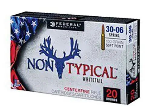 Federal 3006DT150 Non-Typical 30-06 Springfield 150 gr Non-Typical Soft Point (SP) 20 Round Box